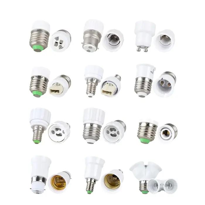 Support de Base de lampe LED E27 E14 E12 GU10 G9 B22 MR16, raccords de convertisseur EU US, adaptate