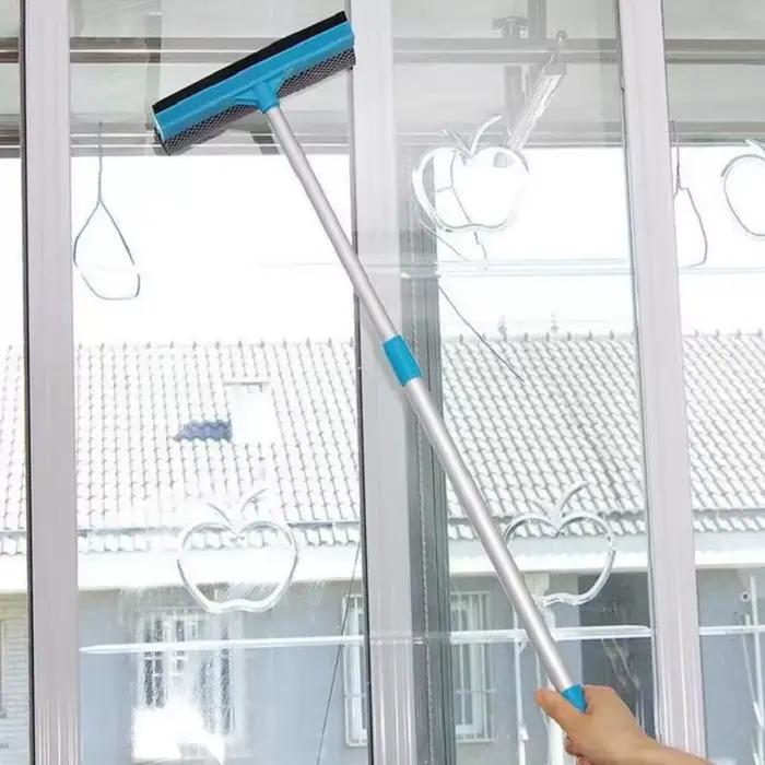 Outil de nettoyage de vitres en verre double face respectueux de l'environnement pour fenêtres de maison, voiture et salle de bains polyvalent et pratique pour une propreté durable