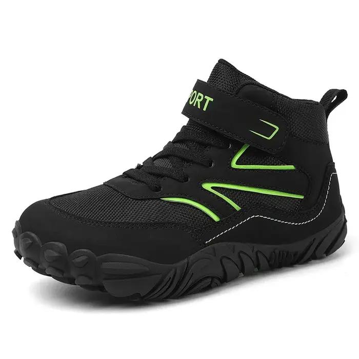 Chaussures hautes et larges pieds nus pour petits/grands enfants | Baskets minimalistes de style de rue pour garçons/f