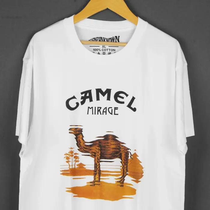 Camel Mirage T-Shirt Moonmadness Prog Rock Band Genesis oui roi cramoisi hommes été manches courtes coton vêtements chemise