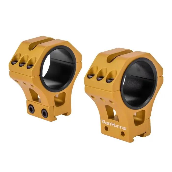 WESTHUNTER WH211 Supports à queue d'aronde à profil haut 34mm 30mm 25.4mm Anneaux de lunette de visée pour fusil 11mm Rail Entièrement usiné CNC Accessoires de chasse