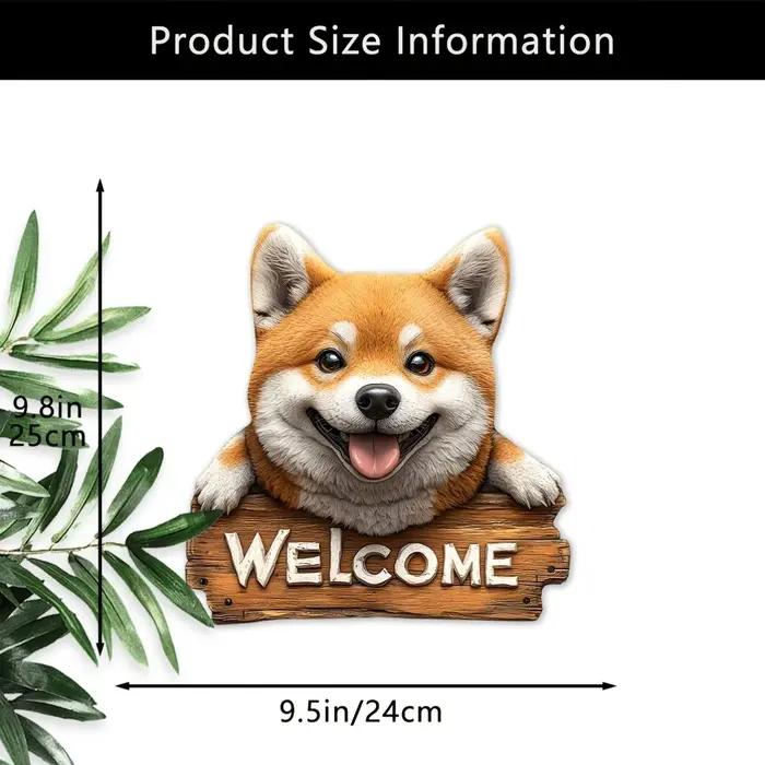 Panneau mural en bois 2D plat avec motif animal