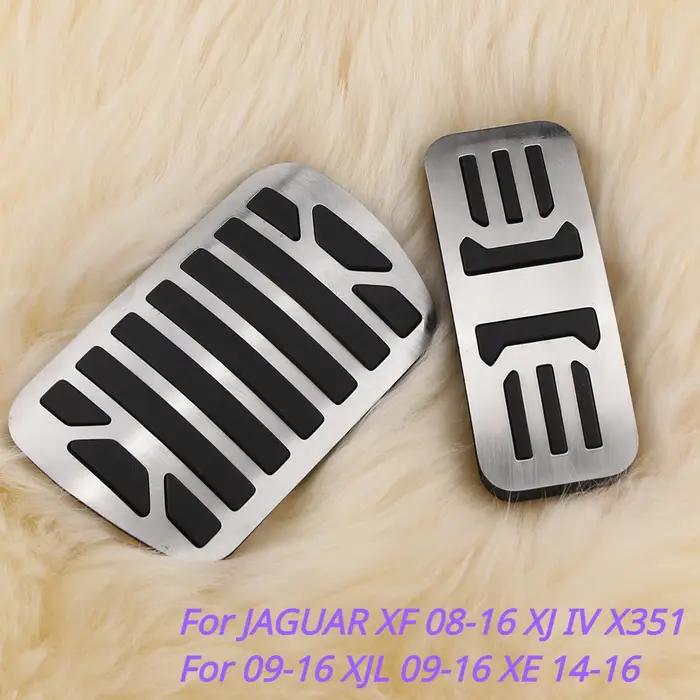 Pédales de frein à gaz de voiture en acier inoxydable, pour JAGUAR XF 08-16 XJ IV X351 09-16 XJL 09-