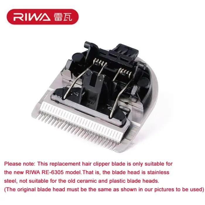 Câble d'alimentation de lame de tondeuse à cheveux de remplacement pour RIWA RE-6305, lavable, profe