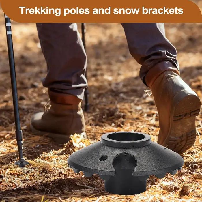 1 Paire de Paniers à Neige pour Bâtons de Randonnée, Paniers à Boue Amovibles pour Bâtons de Marche, Embouts de Remplacement et Protections pour Bâtons de Trekking