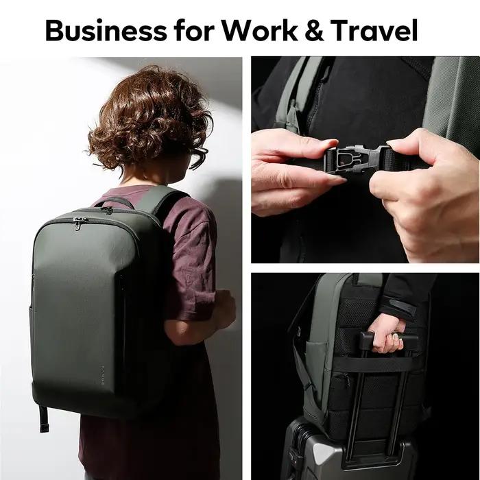 BANGE Carry On Sacs à dos légers pour ordinateur portable de 15,6 pouces pour hommes, pour les voyag