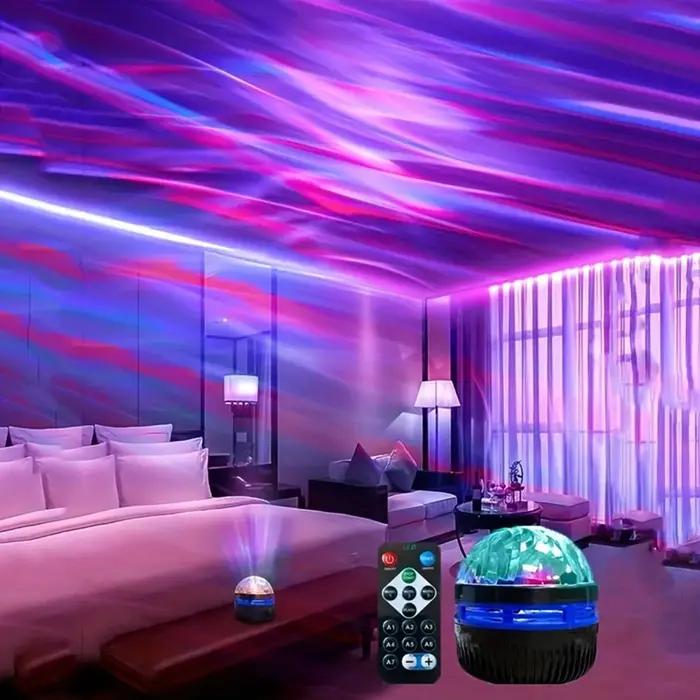 Veilleuses colorées avec télécommande pour la décoration de la salle de cinéma maison