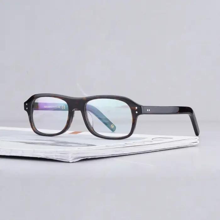 Kingsman lunettes le cercle d'or Service Secret Cosplay Harry Hart lunettes acétate lunettes cadre h