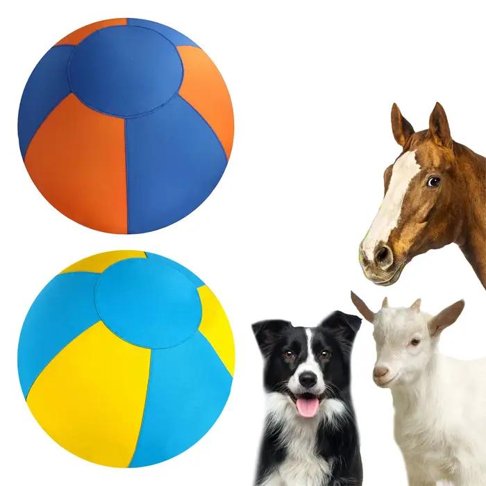 Ballon de dressage pour chiens avec housse de protection et pompe, jouet d'entraînement pour les maintenir occupés en extérieur et dans le jardin