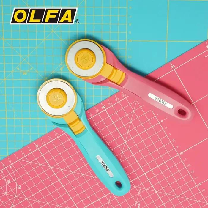 Olfa RTY-2/C 45mm distant Pinkle lame de coupe, coupe-couture multi-usages pour couper le cuir tissu
