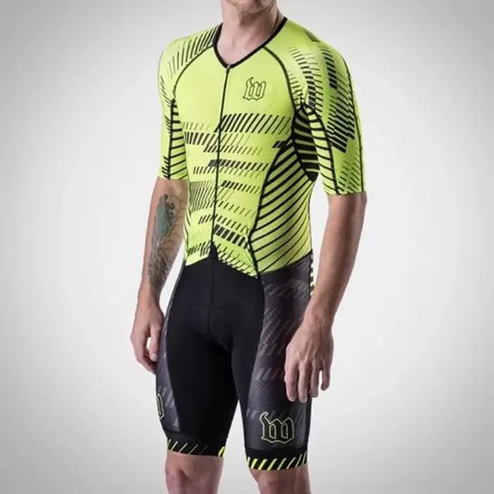 Combinaison de Triathlon pour hommes, vêtements de course de Triathlon à Distance, cyclisme, course