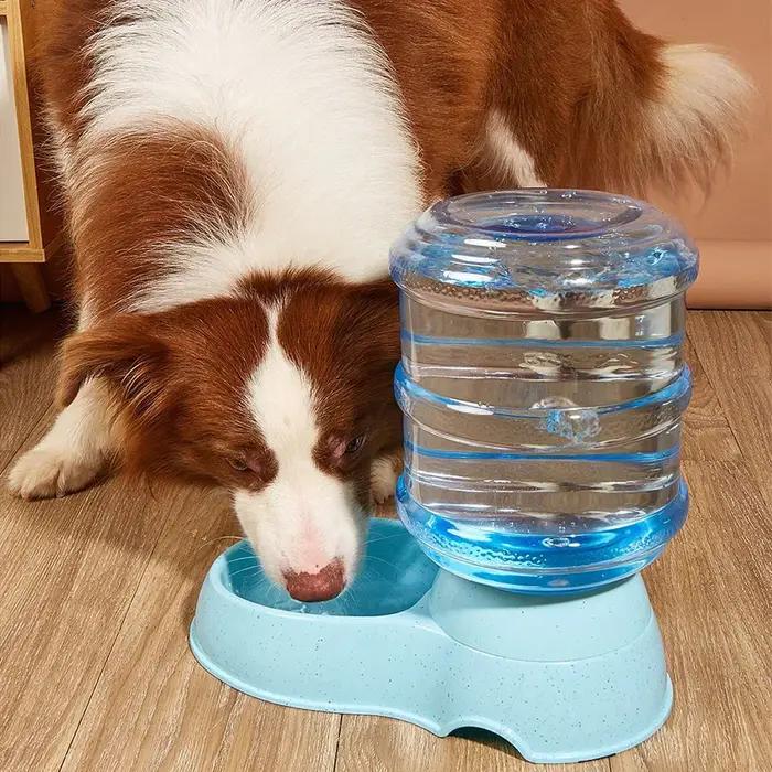 Distributeur d'eau automatique pour animaux de compagnie, mangeoire pour chien, bouteille à boire, grande capacité, bol pour chien, ustensile de nourriture, 1 pièce