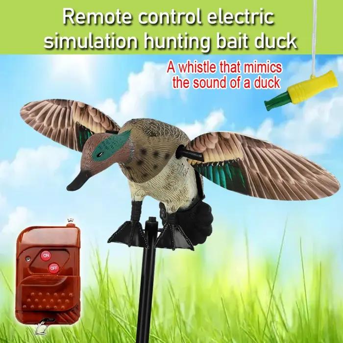 Canard volant télécommande électrique ailes rotatives simulation haute décoration jardin chasse appât