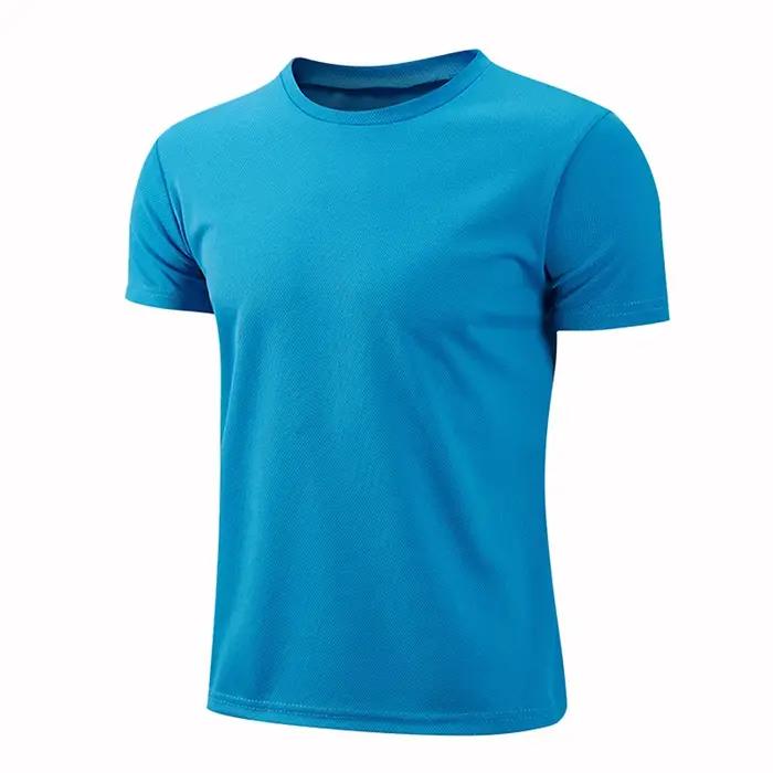 T-shirt à manches courtes respirant et extensible pour hommes et femmes, idéal pour la course et l'exercice, disponible en plusieurs couleurs et tailles