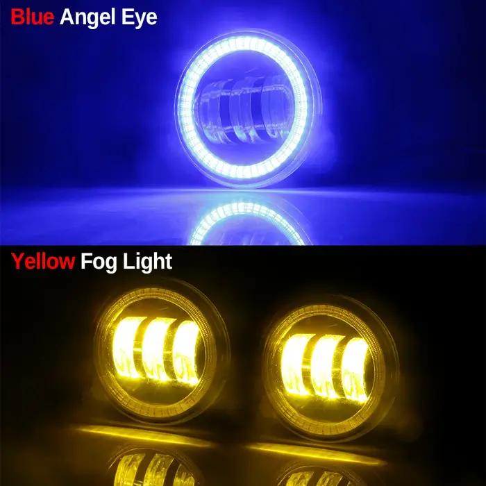 2 X Angel Eye antibrouillard pour Nissan Note Pathfinder Xterra Frontier Navara Leaf Elgrand voiture lentille LED antibr
