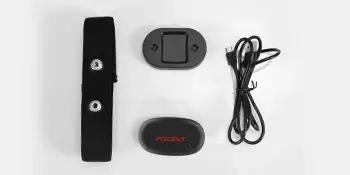 Moniteur de fréquence cardiaque Rechargeable FITCENT avec capteur de sangle pectorale Bluetooth ANT + 5.3Khz pour rameur
