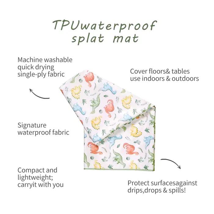 Elinfant 1 Pc bébé chaise haute Splat tapis Portable bébé salle à manger chaise tapis imperméable an