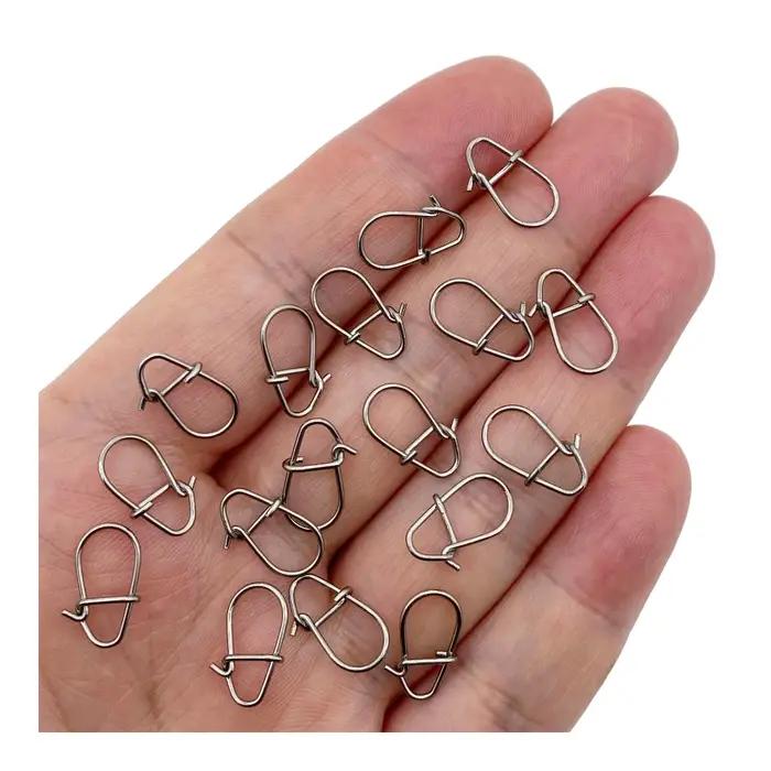 Broche Luya en forme de gourde en acier inoxydable 304, 50 pièces, broche d'amélioration de la pêche
