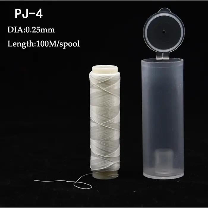 1pc PJ1/2/3/4/5/7 haute résistance Polyester appât fil élastique bobine accessoires de pêche en mer