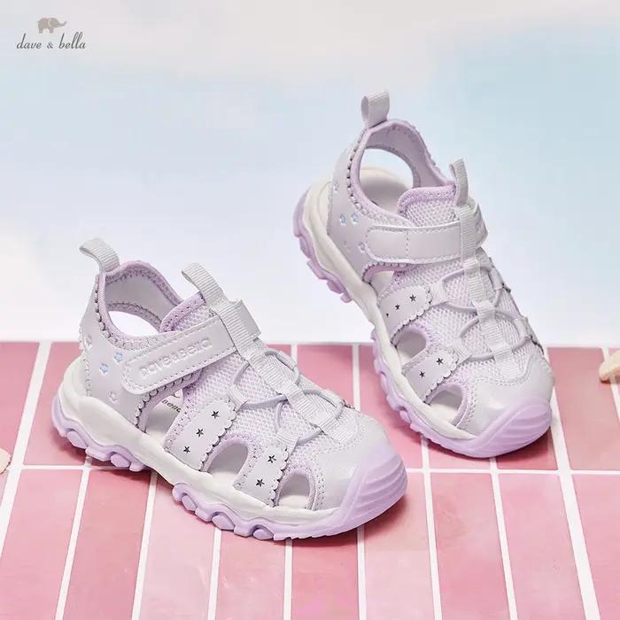 Sandales décontractées pour filles Dave Bella – Chaussures d'été antidérapantes pour enfants, style