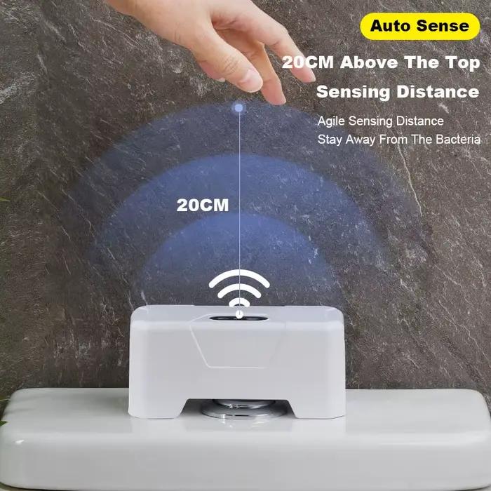 Bouton de chasse d'eau automatique