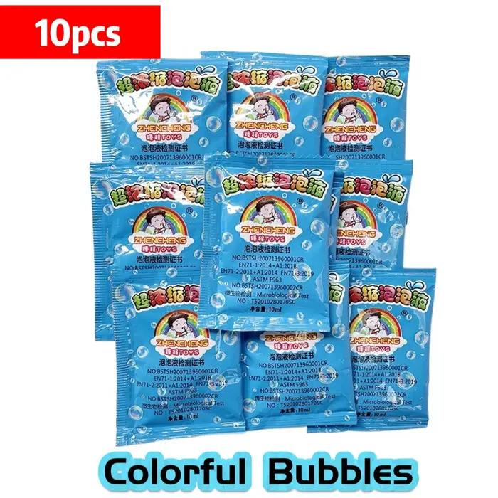 1-10 pièces Machine à bulles recharge couleur bulle concentré 10