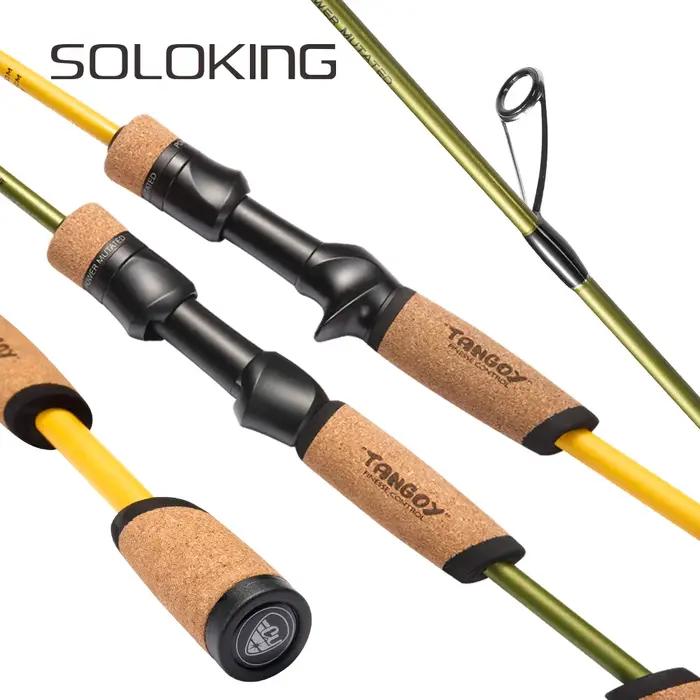 SOLOKING TANGOY BFS canne à pêche filature coulée Fuji anneau Toray fibre de carbone UL 2 Section/4