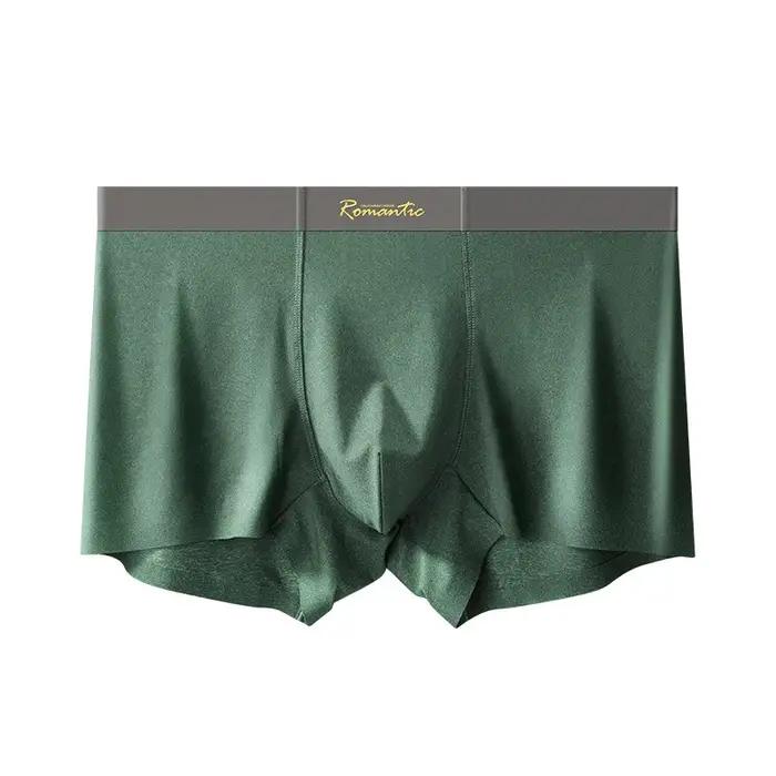 Sous-vêtements en pur coton à manches courtes pour hommes. Sous-vêtements de qualité supérieure pour hommes, à quatre coins, pour toutes les saisons