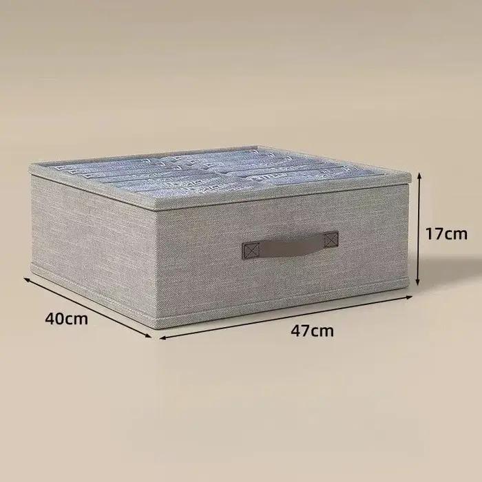 Organisateur de rangement pour vêtements de garde-robe, boîte de rangement épaissie pour pulls et t-