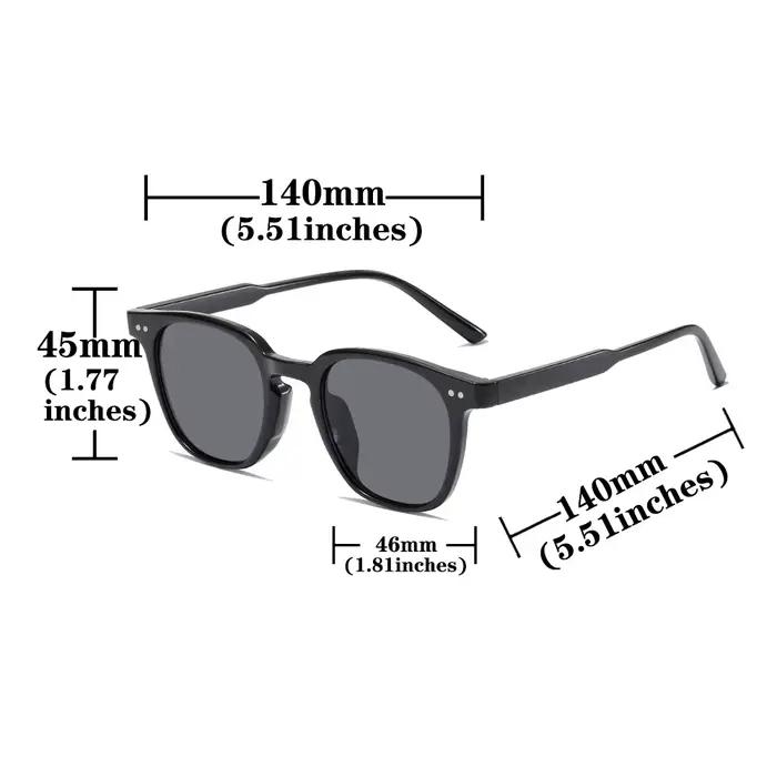 Nouvelles lunettes de soleil carrées vintage pour femmes et hommes, lunettes de soleil rondes de lux