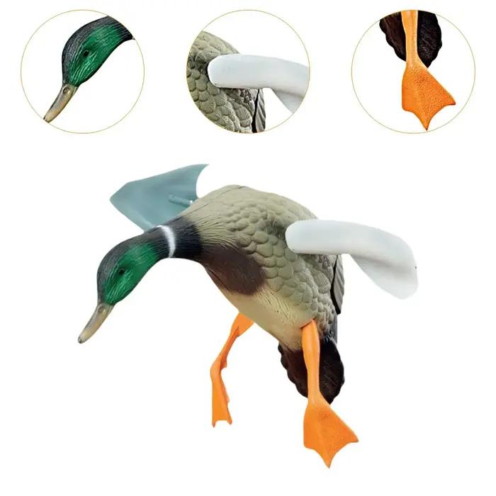 Leurres canards colvert avec mouvement pour chasse - Accessoires de chasse réalistes