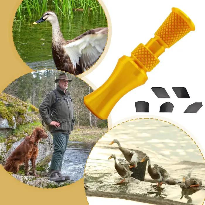 Sifflet appel canard mallard 3D imprimé - 5 sons réalistes pour chasse au canard et faisan