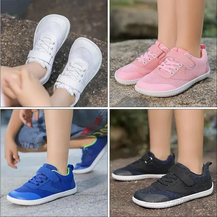 Chaussures larges pieds nus pour tout-petits/petits/grands/enfants | Baskets minimalistes pour gar