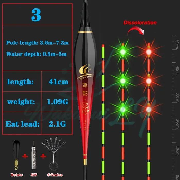 Nouveau Nano flotteur de pêche Led intelligent très sensible rappel bouée capteur de gravité brillan