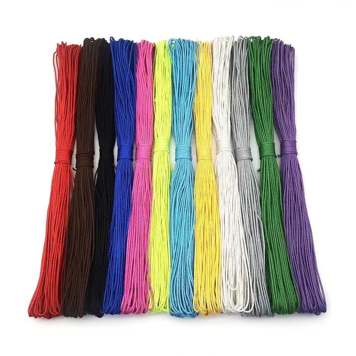 Paracorde de Camping, diamètre 1.5mm, corde à linge, Bracelet tactique, accessoire, collier, corde p