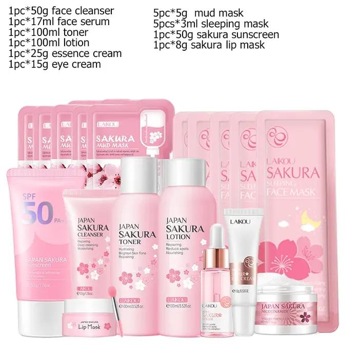 Sakura nettoyant pour le visage coréen sérum