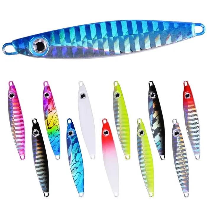 Plomb VIB pêche 7g 12g 17g 22g 30g 40g leurres légers gabarit en métal cuillère pêche d'hiver bon po