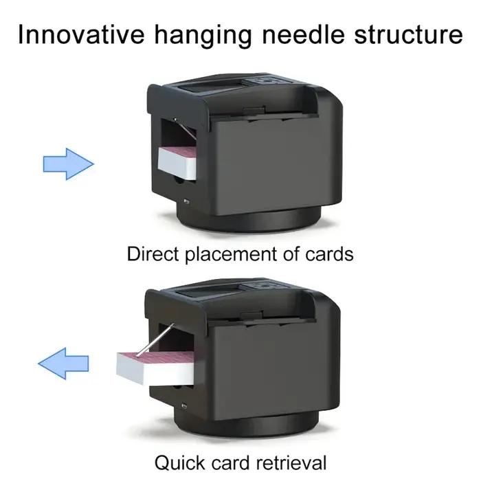 Distributeur automatique cartes 360° - Machine rechargeable mélange et distribution