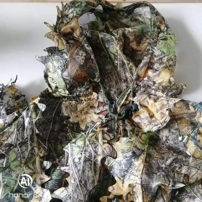 Hommes femmes en plein air Ghillie costume Camouflage vêtements Jungle