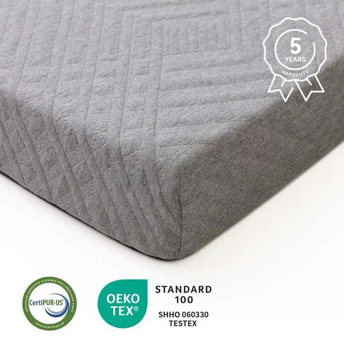 Hcore-Matelas Pliable en Mousse à Mémoire de Forme avec Sac, Surmatelas Portable pour le Sol, le Cam