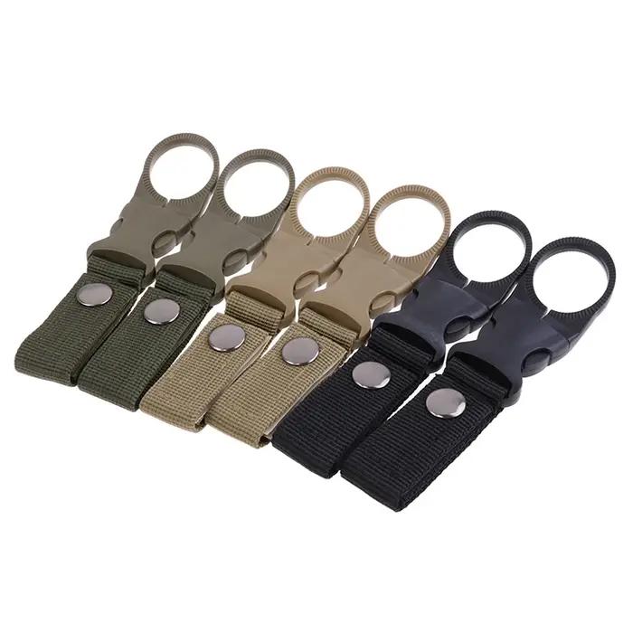 2 pièces porte-bouteille d'eau escalade mousqueton ceinture sac à dos cintre crochets pince multifon