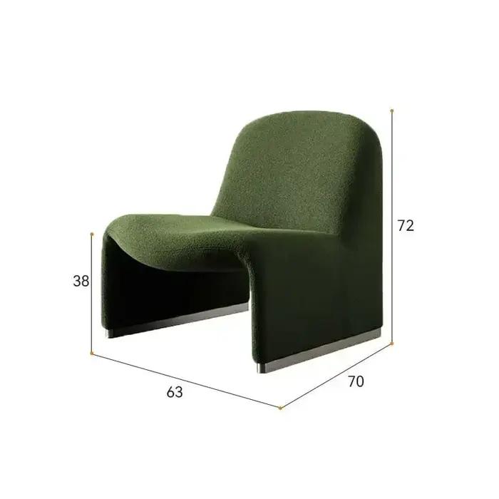 Chaise de salon simple élégante en cuir avec couverture en tissu flanelle pour un confort maximal, pour usage à domicile, occasions spéciales et cadeaux de qualité