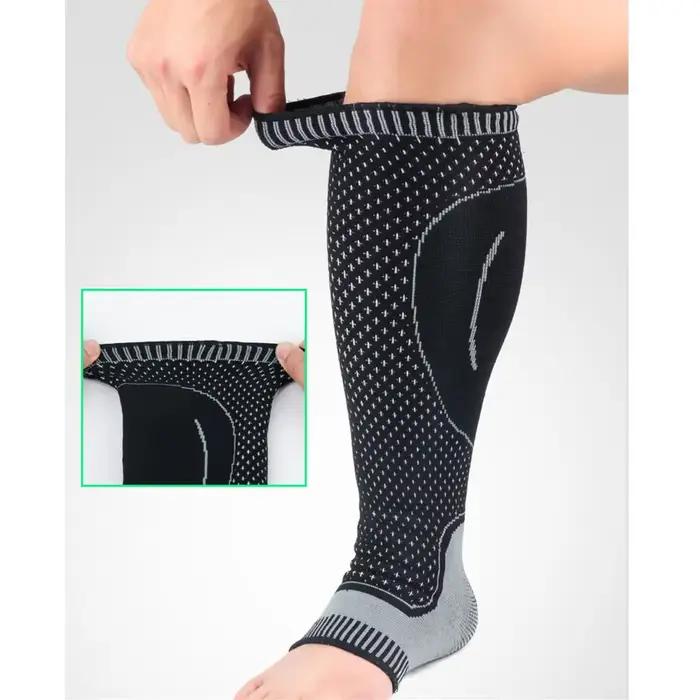 1 pièces femmes hommes Compression mollet manches soutien adapté pour la course basket-ball Protecti