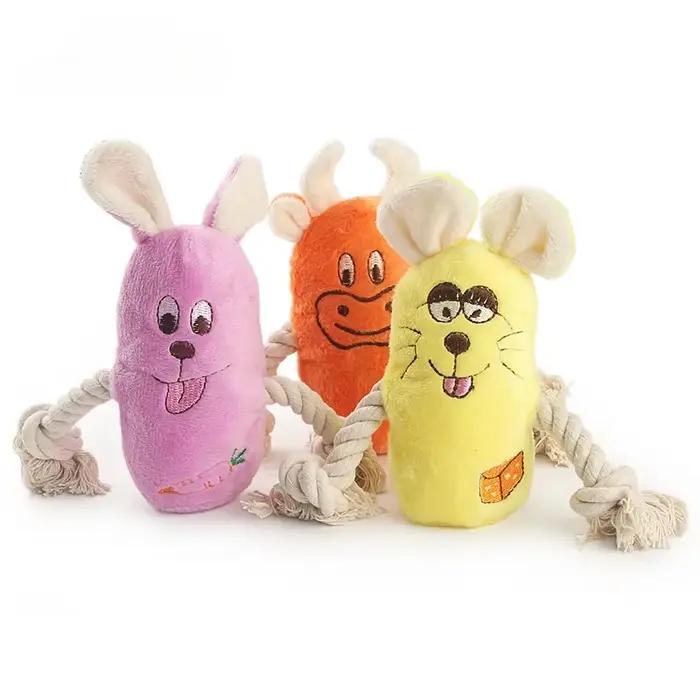 Jouet à mâcher grinçant pour petits et grands chiens