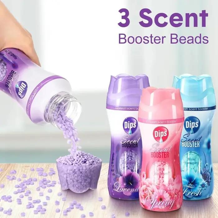 Perles booster de parfum pour vêtements lavande noix de coco multi couleur pour parfumer la lessive longue durée occassions spéciales