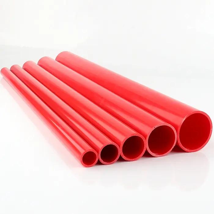 2 pièces OD 20~50mm Tuyau en PVC rouge Aquarium Réservoir de poissons Accessoires Système d'irrigati