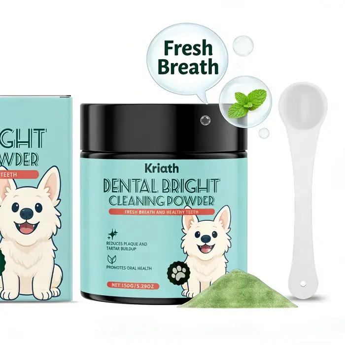 Poudre Nettoyante pour Dents de Chien : Élimine les Taches Superficielles