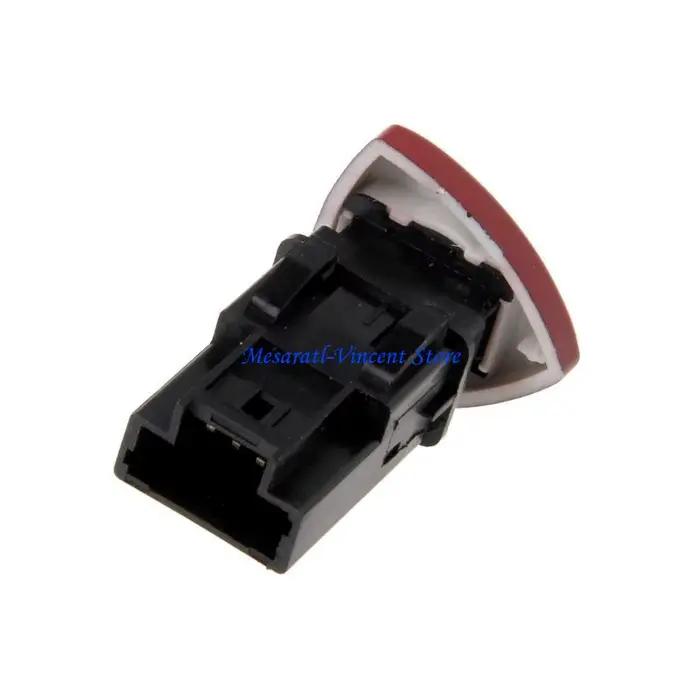 Bouton de commutation d'avertissement de danger en plastique et métal pour Renault Trafic II et Vauxhall pour sécurité routière et style