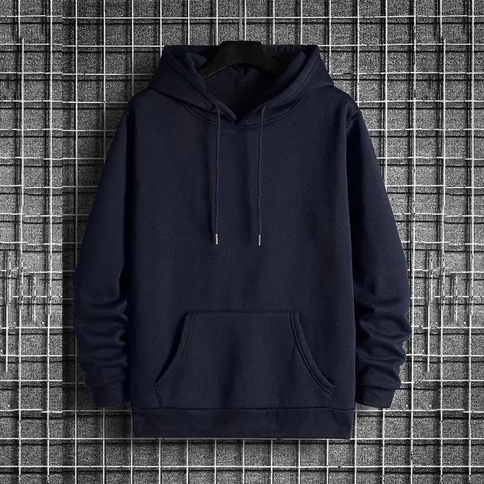 2025 automne/hiver nouveauté hommes à capuche de haute qualité couleur unie sweat