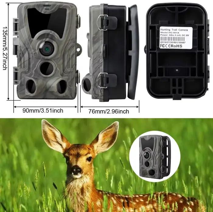 Caméra de Chasse et de Suivi des Sentiers